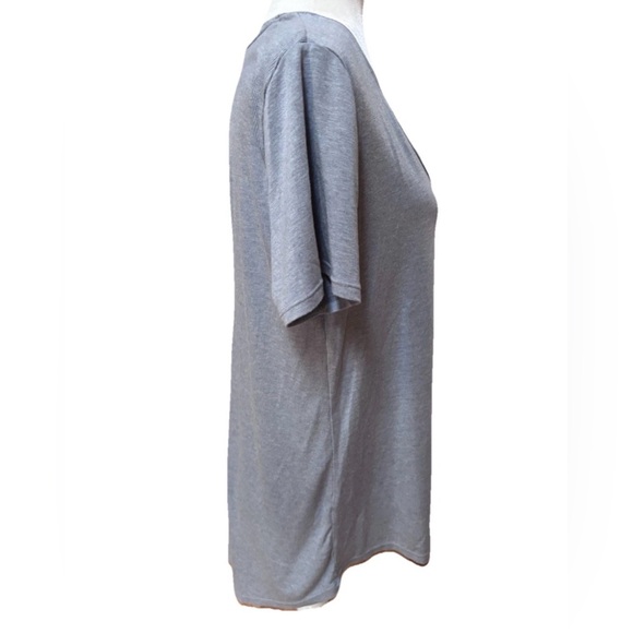 Members Mark Everyday Tee Grey High Lo Tunic Women’s Large - Picture 3 of 8